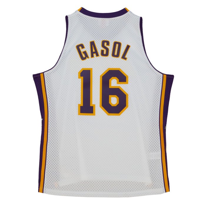 Maillot NBA Paul Gasol Los Angeles Lakers Mitchell & Ness Hall Of Fame 2023 Edition image n°2