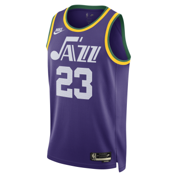  Nike Women's Donovan Mitchell Utah Jazz Hardwood Classics Name  & Number T-Shirt - Purple (Large) : Sports & Outdoors