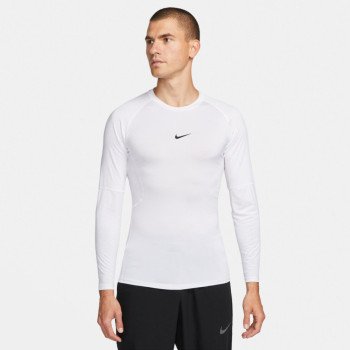T-Shirt manches longues Nike Pro white/black | Nike