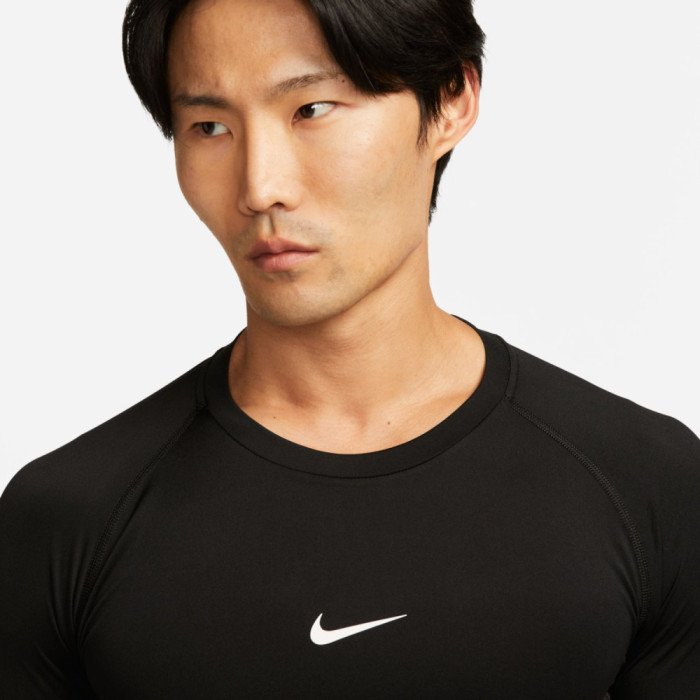 T-Shirt manches longues Nike Pro black/white image n°3