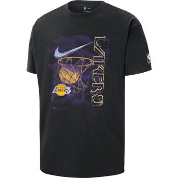 T-shirt NBA Los Angeles Lakers Nike Courtside Max90 black | Nike