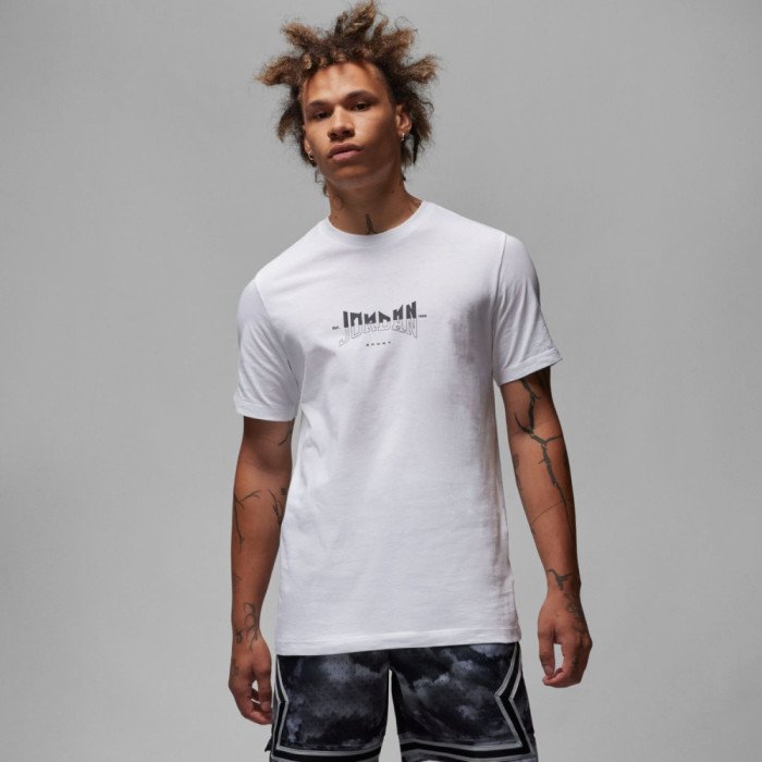 T-shirt Jordan Sport white/black image n°1