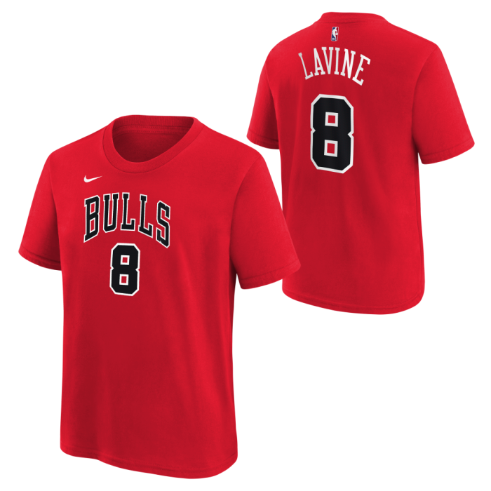 T-Shirt NBA Zach Lavine Chicago Bulls Nike Name&Number Enfant