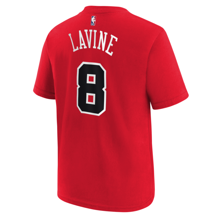 T-Shirt NBA Zach Lavine Chicago Bulls Nike Name&Number Enfant image n°3