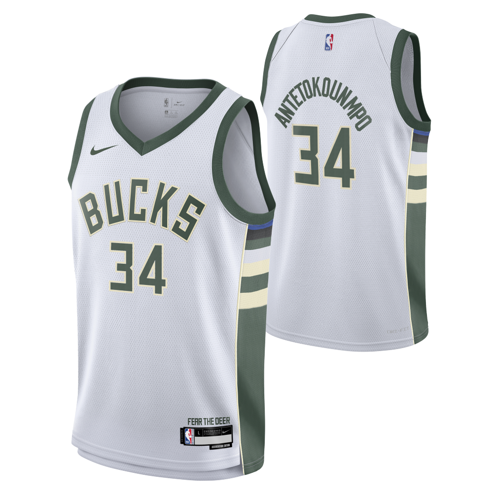 Giannis Antetokounmpo Milwaukee Bucks 2023 Icon Edition Youth NBA