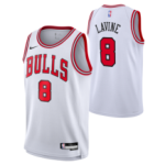 Color Blanc du produit Maillot NBA Zach Lavine Chicago Bulls Nike...