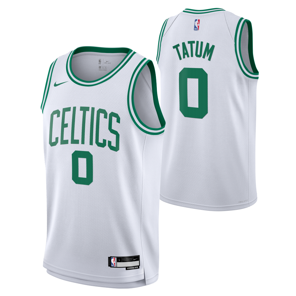 Youth Nike Jayson Tatum White Boston Celtics Swingman Jersey - Association Edition