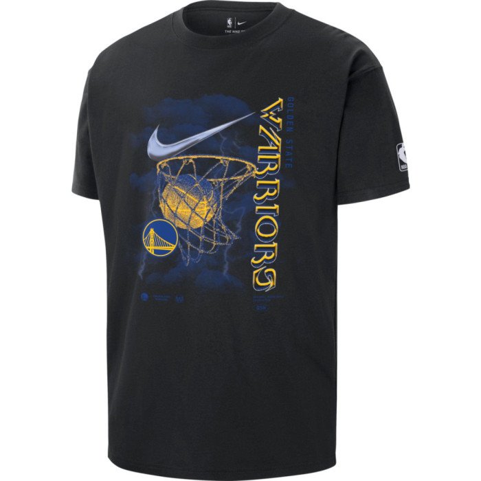 T-shirt NBA Golden State Warriors Courtside Max90 black