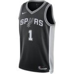 Color Black of the product NBA Jersey Victor Wembanyama San Antonio Spurs Nike...