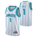 Color White of the product Maillot NBA Lamelo Ball Charlotte Hornets Jordan...