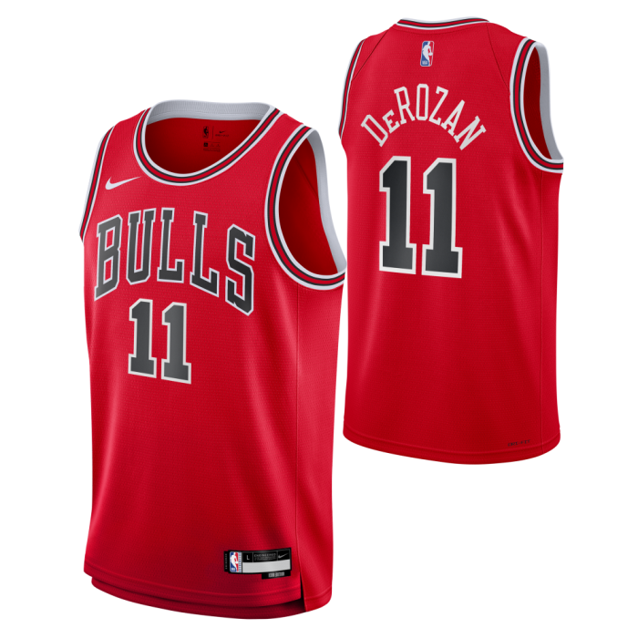 Boys Icon Swingman Jersey Chicago Bulls Derozan Demar NBA image n°3