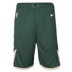 Color Green of the product Shorts NBA Kids Milwaukee Bucks Nike Icon Edition
