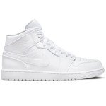 Color White of the product Air Jordan 1 Mid Triple White