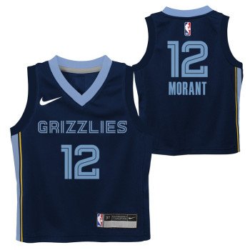 12 Ja Morant Vancouver Grizzlies Memphis Men's Throwback TEAL/WHITE  Jersey