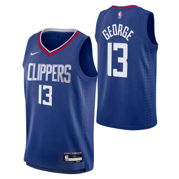 Maillot NBA Enfant Paul George Los Angeles Clippers Nike icon Edition image n°3