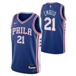 Color Blue of the product Maillot NBA Enfant Joel Embiid Philadelphia 76ers...