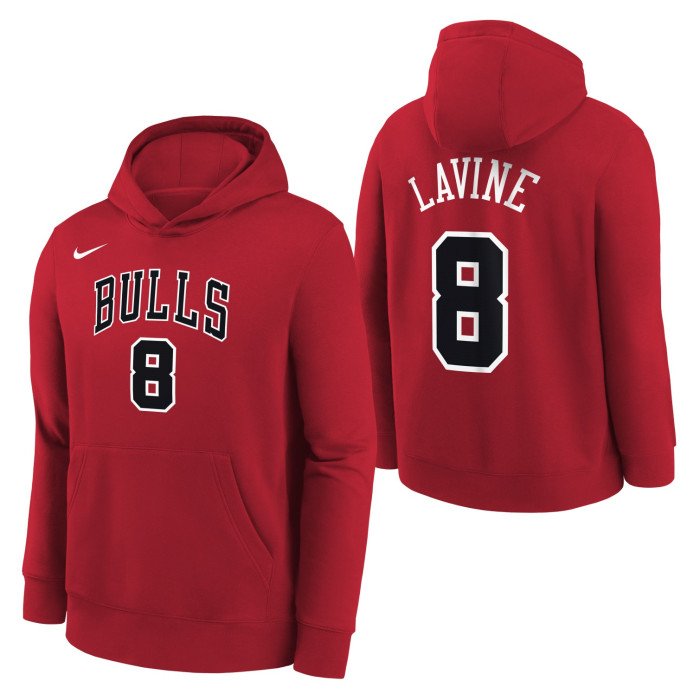 Sweat à Capuche NBA Enfant Zach Lavine Chicago Bulls Nike Icon Edition N&N
