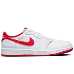 Color White of the product Air Jordan 1 Low OG University Red