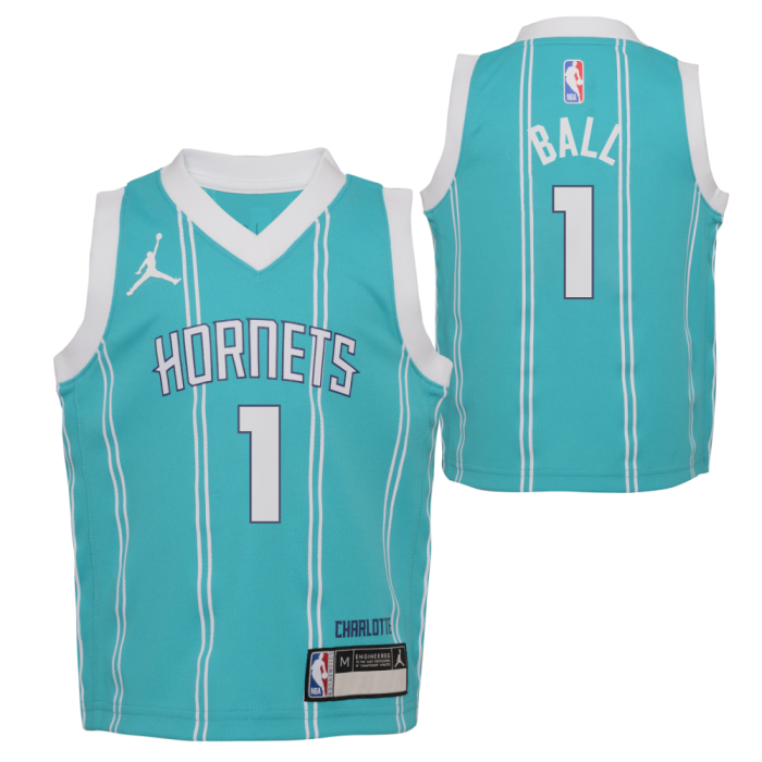 Jordan Men's LaMelo Ball Charlotte Hornets 2022 City Edition Swingman Jersey, Black, Size: XXL, Polyester