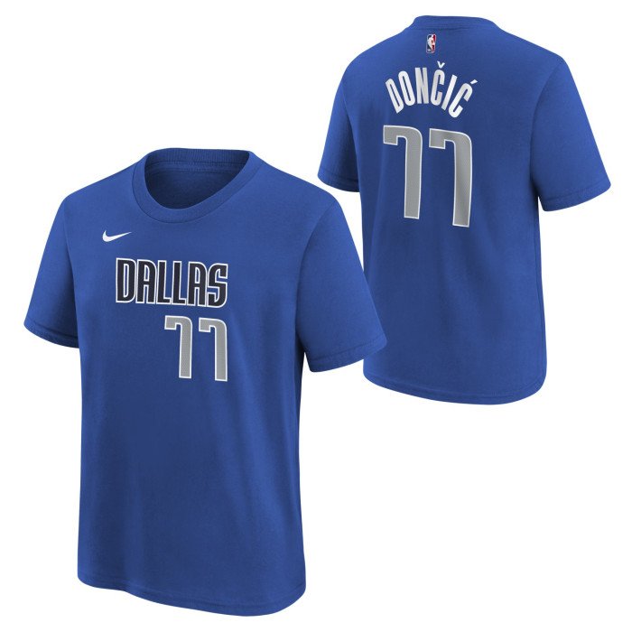 T-Shirt NBA Enfant Name&Number Dallas Mavericks Luka Doncic image n°3