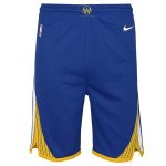 Color Blue of the product Shorts NBA Kids Golden State Warriors Nike Icon Edition
