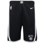 Color Black of the product Shorts NBA Kids Brooklyn Nets Nike Icon Edition