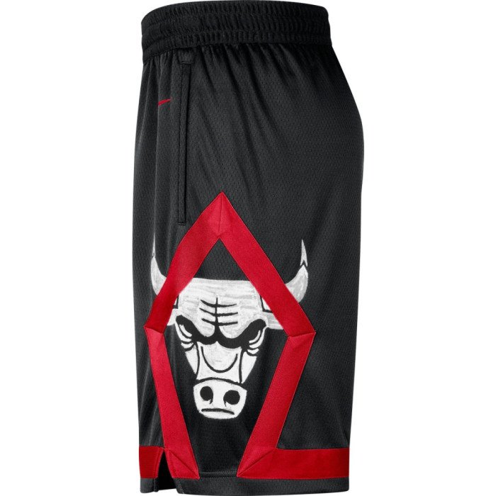 Nike Basketball NBA Chicago Bulls Icon Swingman unisex shorts in white