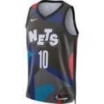 Color Noir du produit Maillot NBA Ben Simmons Brooklyn Nets Nike City Edition