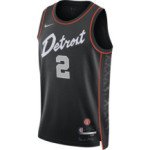 Color Noir du produit Maillot NBA Cade Cunningham Detroit Pistons Nike...