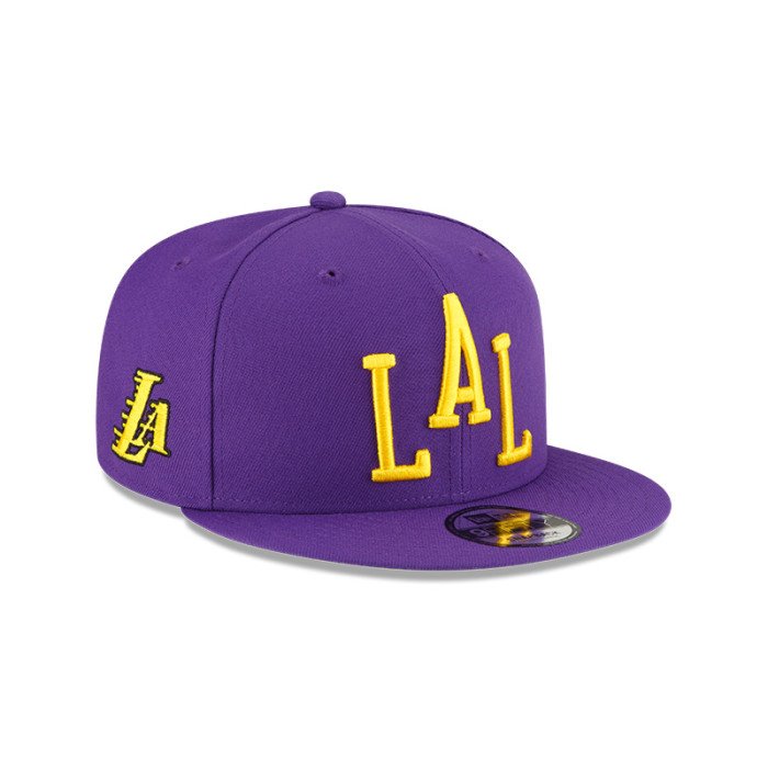 Casquette NBA New Era Los Angeles Lakers Alternate City Edition 9fifty image n°1