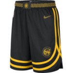 Color Noir du produit Short NBA Golden State Warriors Nike City Edition