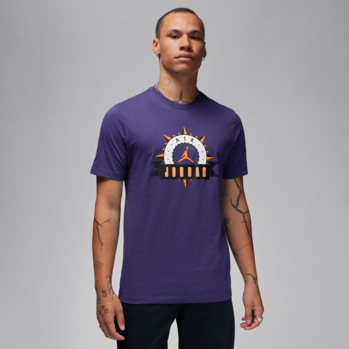 T-shirt Jordan Flight MVP sky j purple/sail/vivid orange image n°1