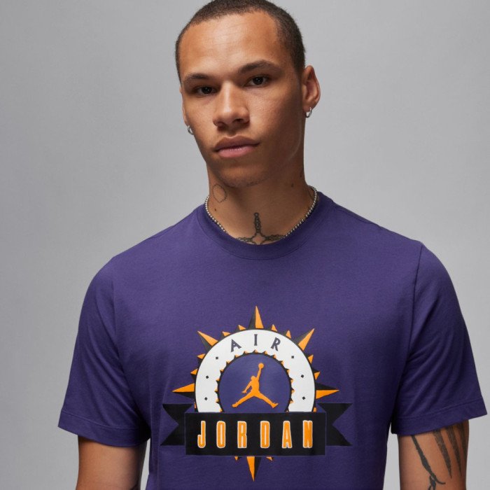 T-shirt Jordan Flight MVP sky j purple/sail/vivid orange image n°3