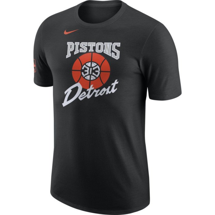 T-shirt NBA Detroit Pistons Nike City Edition black