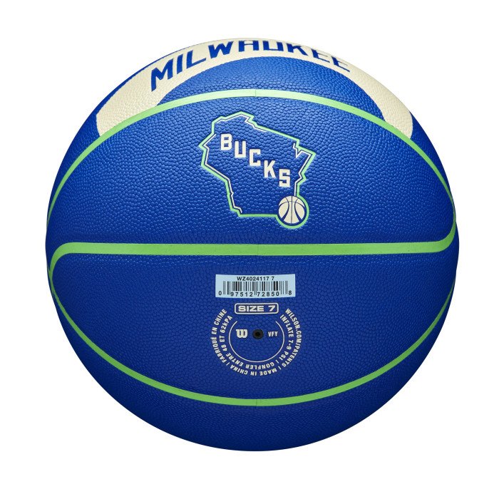 Ballon Wilson Milwaukee Bucks NBA City Edition image n°2