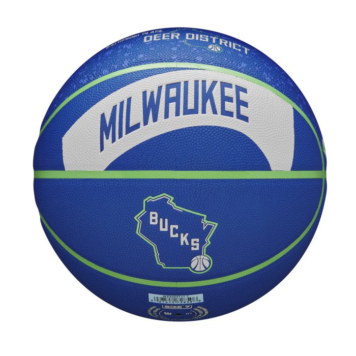 Ballon Wilson Milwaukee Bucks NBA City Edition image n°1