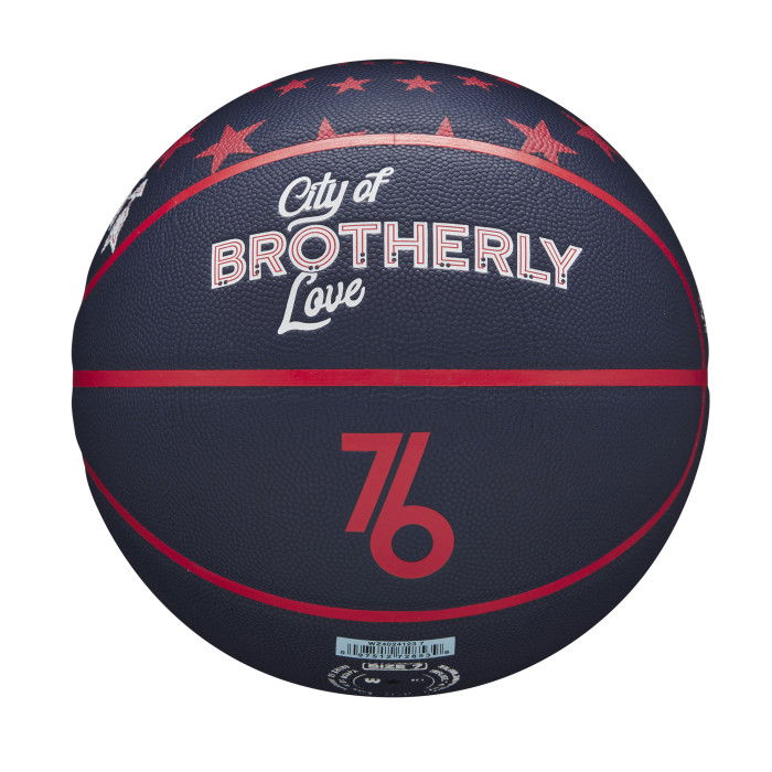 Ballon Wilson Philadelphia Sixers Thunder NBA City Edition image n°1