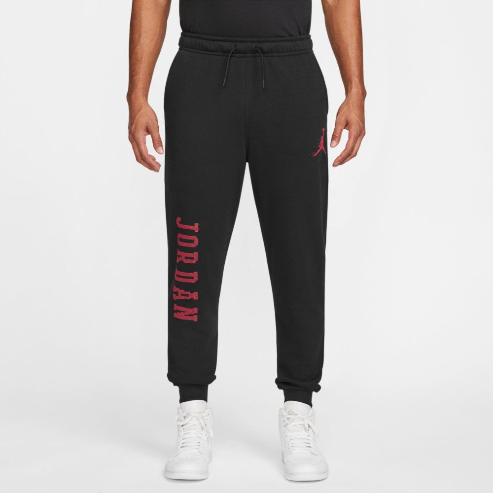 Pantalon Jordan Essentials Holiday black/gym red - Basket4Ballers