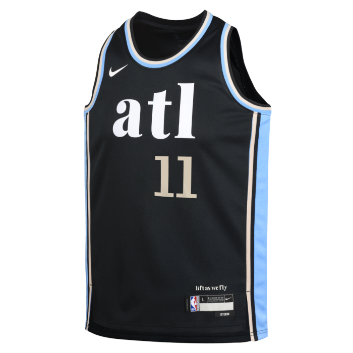 Maillot NBA Enfant Trae Young Atlanta Hawks Nike City Edition image n°2