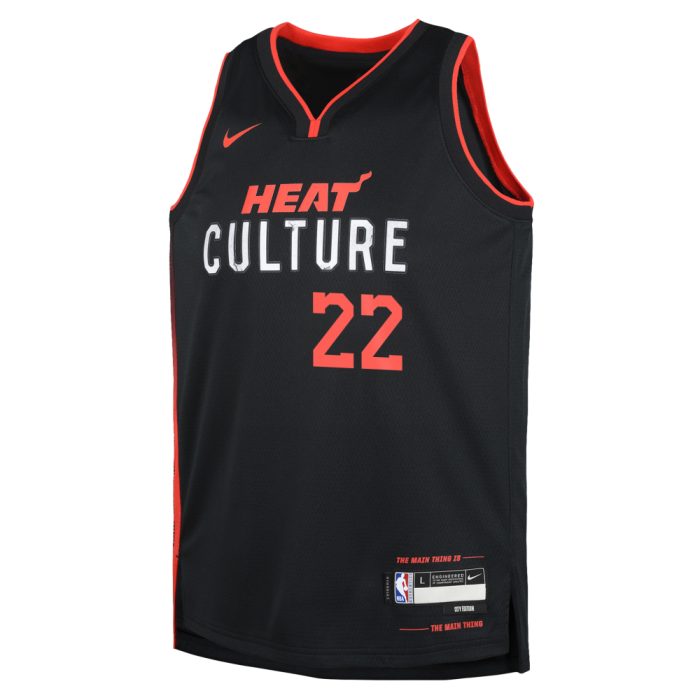Maillot NBA Enfant Jimmy Butler Miami Heat Nike City Edition image n°2