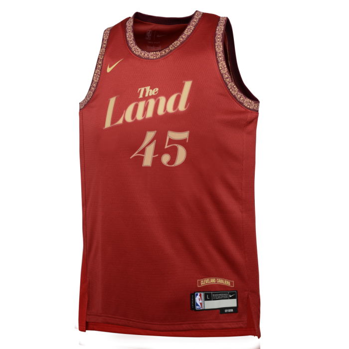 Maillot NBA Enfant Donovan Mitchell Cleveland Cavaliers Nike City Edition image n°2