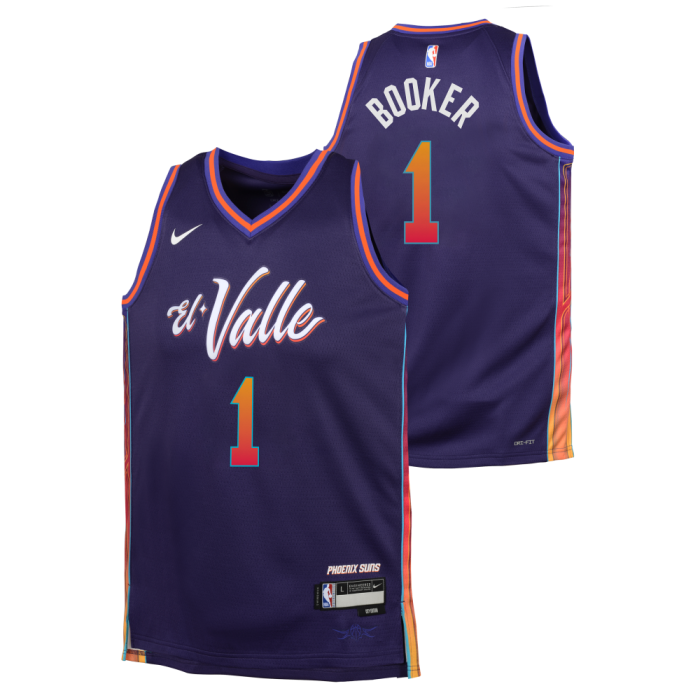 Maillot NBA Enfant Devin Booker Phoenix Suns Nike City Edition