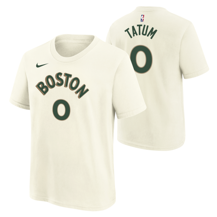 T-Shirt NBA Enfant Jayson Tatum Boston Celtics Nike City Edition N&N image n°3