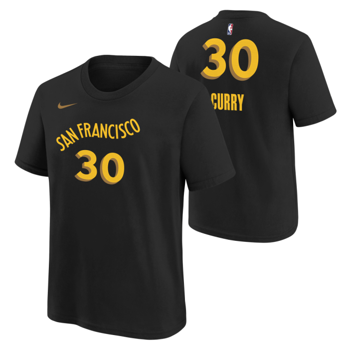 T-Shirt NBA Enfant Stephen Curry Golden State Warriors Nike City Edition N&N image n°3