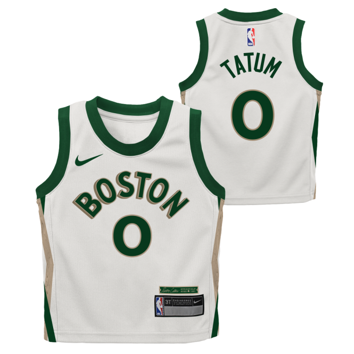 Maillot NBA Petit Enfant Jayson Tatum Boston Celtics Nike City Edition image n°3