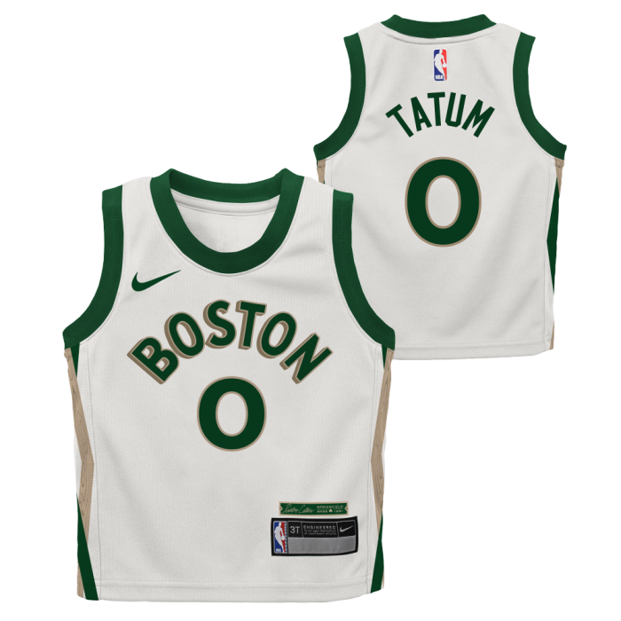 Maillot NBA Petit Enfant Jayson Tatum Boston Celtics Nike City Edition Basket4Ballers