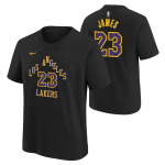 T-Shirt NBA Enfant Lebron James Los Angeles Lakers Nike City Edition N&N