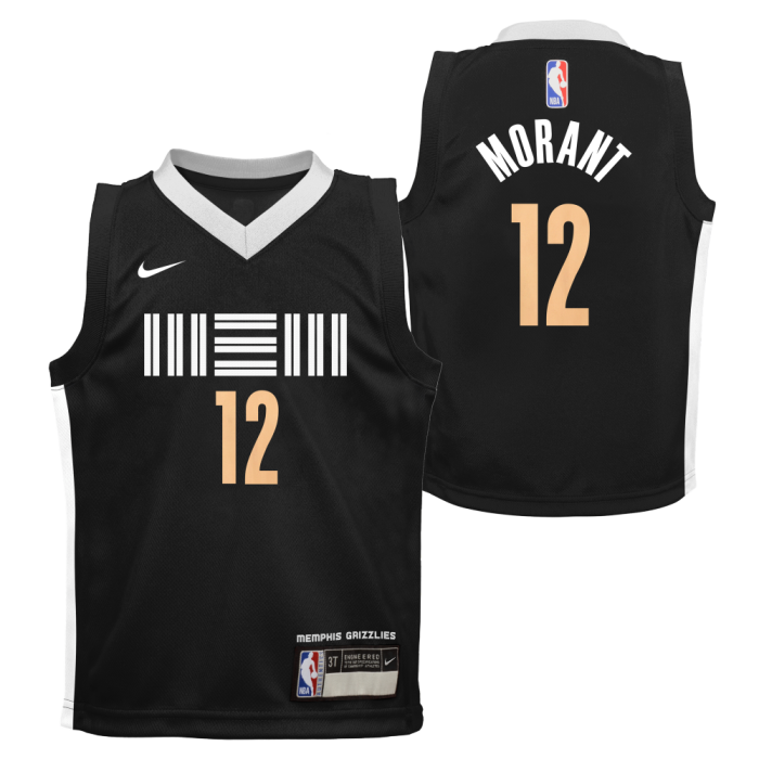 Maillot NBA Petit Enfant Ja Morant Memphis Grizzlies Nike City Edition image n°3