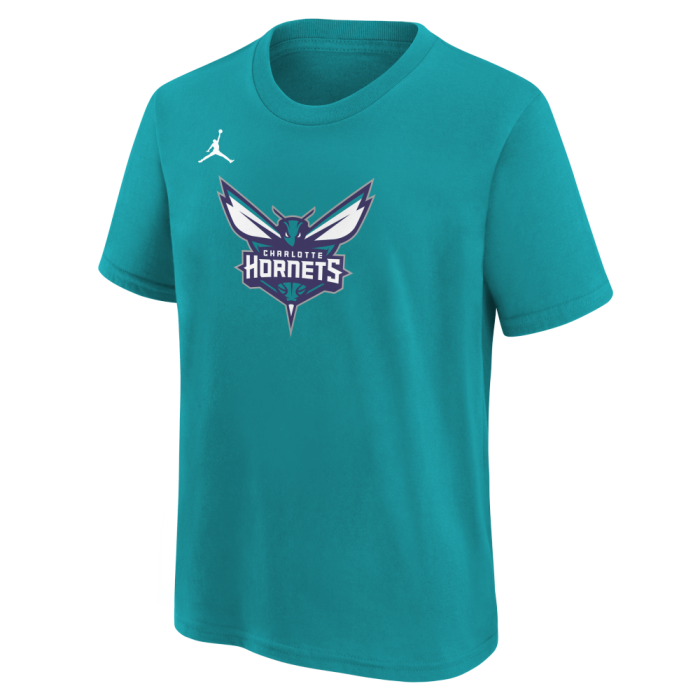 T-Shirt NBA Enfant Charlotte Hornets Nike Logo Tee