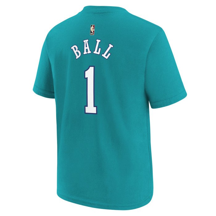 T-Shirt NBA Enfant Lamelo Ball Charlotte Hornets Nike Hardwood Classics image n°2